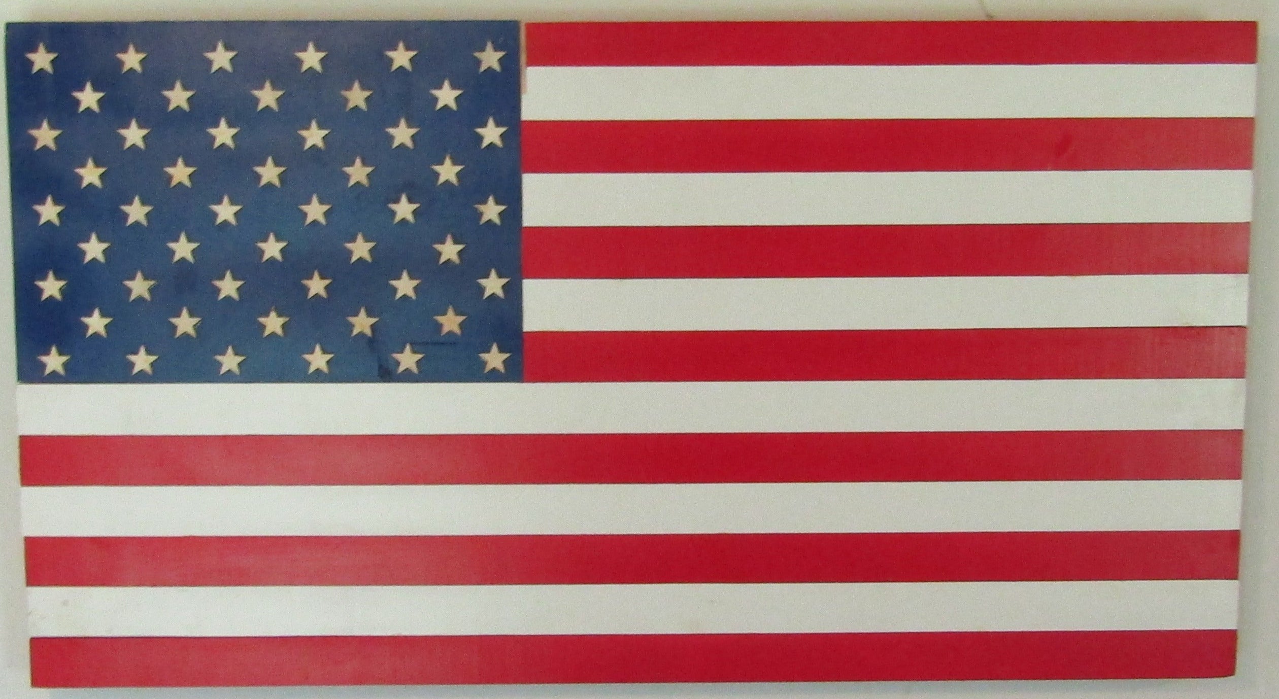 Classic Wooden American Flag