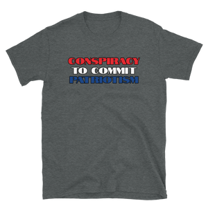 Patriot Conspiracy Tee w/blue patriotism