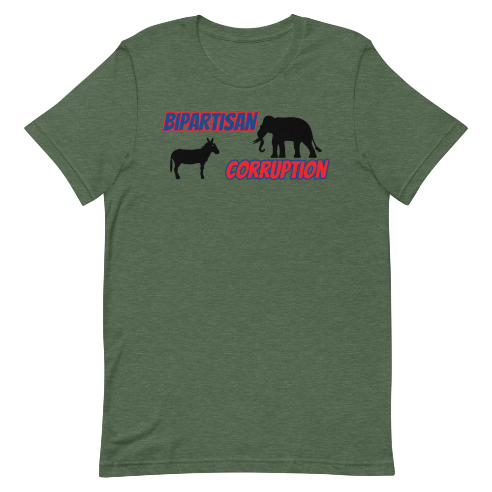 Bipartisan Corruption Bold Tee